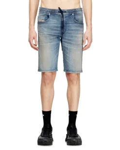 Slim-Fit-Shorts aus cleanen JoggJeans - Denim Kurze Hose - Herren - Blau