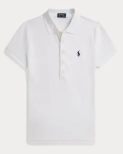 Slim-Fit Stretch-Poloshirt White