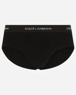 Slip Brando Gerippte Baumwolle - Mann Unterwäsche Und Loungewear Schwarz Baumwolle
