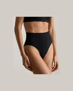 Slip mit hoher Leibhöhe Black
