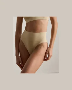 Slip mit hoher Leibhöhe Tan
