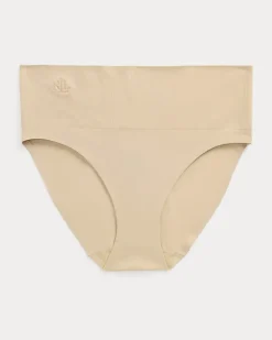 Slip mit hoher Leibhöhe Tan