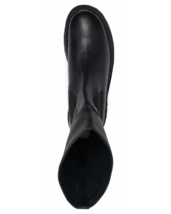 Slip-On-Boots mit dicker Sohle - Schwarz