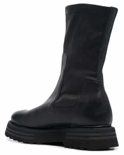 Slip-On-Boots mit dicker Sohle - Schwarz