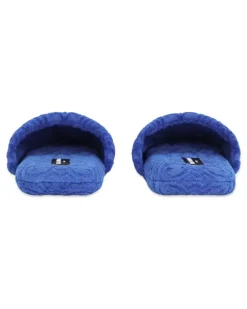Slipper mit Logo-Stickerei - Blau
