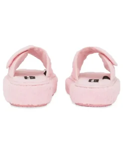 Slipper mit Logo-Stickerei - Rosa