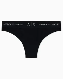 Slips aus Stretchmaterial im nahtlosen Design Essential Schwarz