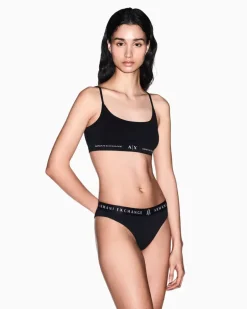 Slips aus Stretchmaterial im nahtlosen Design Essential Schwarz