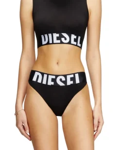 Slips mit Cut-off-Logo im Dreierpack - Panties - Damen - Schwarz