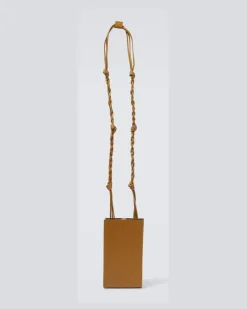 Smartphone-Etui aus Leder Orange