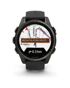 Smartwatch Fenix 8 - 43 mm AMOLED Sapphire Schwarz Carbongrau Titan