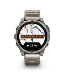 Smartwatch Fenix 8 - 47 mm AMOLED Sapphire Graphit Titanium Titan Silber
