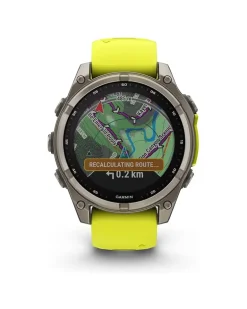 Smartwatch Fenix 8 - 47 mm Solar Sapphire Graphit Titanium Titan Silber