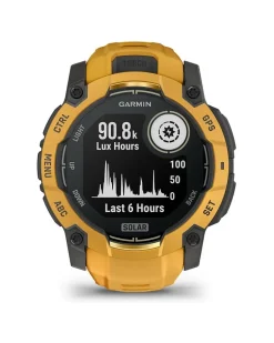 Smartwatch Instinct® 3 Solar mm Grau/Sunburst