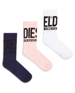 Socken mit Diesel-Logo im Dreierpack - Socken - Herren - Bunt
