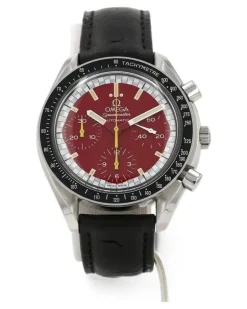 1990 Speedmaster Tachymeter Armbanduhr 39mm - Rot