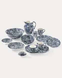 Speiseteller Faded Peony Blue
