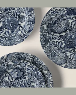 Speiseteller Faded Peony im Geschenkset Blue