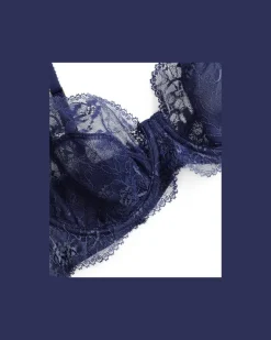 Spitzen-BH Blue