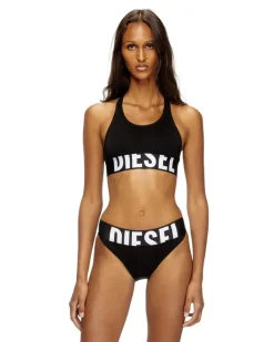 Sport-BH mit Cut-off-Logo - BHs - Damen - Schwarz