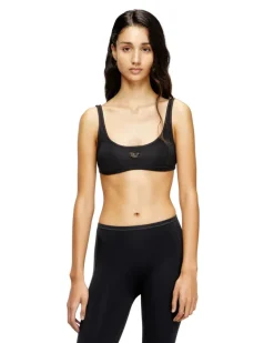 Sport-BH mit Cutout-Logo - BHs - Damen - Schwarz