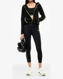 Sport-BH mit Logo - Schwarz