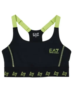 Sport-BH mit Logo - Schwarz