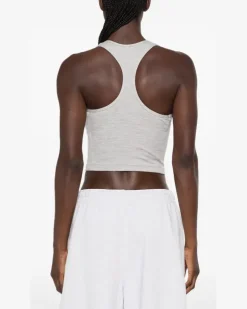 Sport-BH mit Racerback - Grau