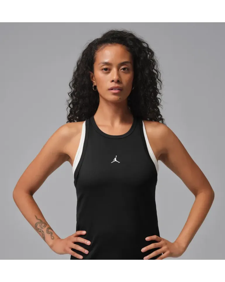 Sport Essentials Dri-FIT ärmelloses Oberteil (Damen) - Schwarz
