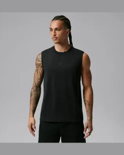 Sport Flightweight ärmelloses Dri-FIT-Oberteil (Herren) - Schwarz