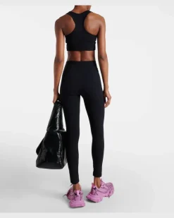 Sportleggings Schwarz