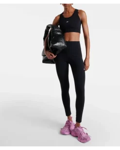 Sportleggings Schwarz