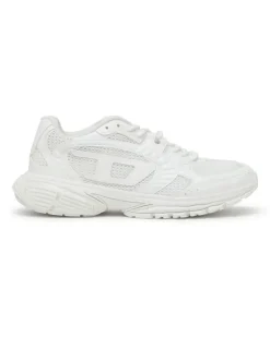 S-Pro-V-Dense-Einfarbige Sneakers aus Mesh mit Oval D-Logo - Sneakers - Damen - Weiss