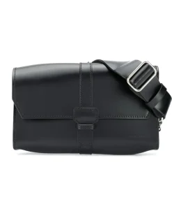 square belt bag - Schwarz