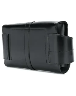 square belt bag - Schwarz