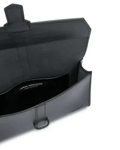 square belt bag - Schwarz