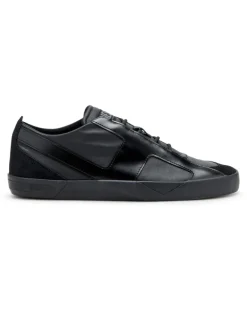 S-Slante-D-Sneaker aus Wildleder und Leder mit D-Logo - Sneakers - Herren - Schwarz