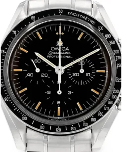 1990s Speedmaster Armbanduhr 42mm - Schwarz