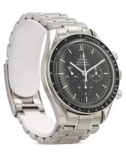 1990s Speedmaster Armbanduhr 42mm - Schwarz