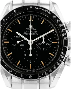 2000s Tachymeter Speedmaster Baton Hands Armbanduhr 42mm - Silber