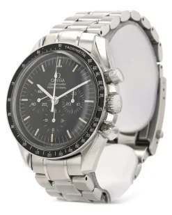2000s Tachymeter Speedmaster Baton Hands Armbanduhr 42mm - Silber