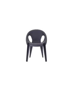 Stapelbarer Sessel Bell - Blau - Recyceltes Polypropylen - Designer Konstantin Grcic