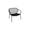 Stapelbarer Sessel Darwin - Schwarz - gefirnister Stahl - Designer LucidiPevere Studio