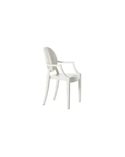 Stapelbarer Sessel Ghost - Weiß - Polycarbonat 2.9 - Designer Philippe Starck
