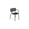 Stapelbarer Sessel Mom - Schwarz - gefirnister Stahl - Designer Florent Coirier