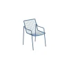 Stapelbarer Sessel Rio R50 - Blau - Stahl - Designer Anton Cristell
