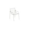 Stapelbarer Sessel Rio R50 - Weiß - Stahl - Designer Anton Cristell
