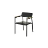 Stapelbarer Sessel Shine - Schwarz - Teakholz - Designer Arik Levy