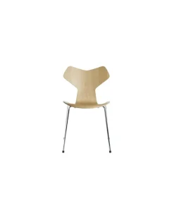 Stapelbarer Stuhl Grand Prix - Holz natur - Eiche - Designer Arne Jacobsen