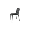 Stapelbarer Stuhl Palissade - Schwarz - Epoxy-Farbe - Designer Ronan & Erwan Bouroullec